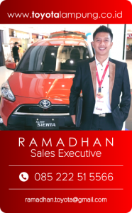 Rekomendasi Sales Toyota Auto2000 Bandar Lampung, Lampung RAMA TOYOTA 085 222 51 5566