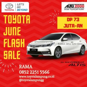Harga Jual Toyota All New Corolla Altis Bandar Lampung