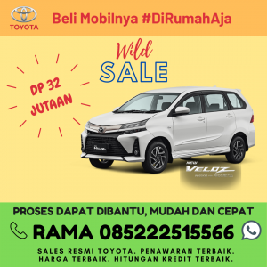 Promo Kredit dan Brosur Toyota Veloz di Lampung Spesial Kartini Days Bulan April 2020