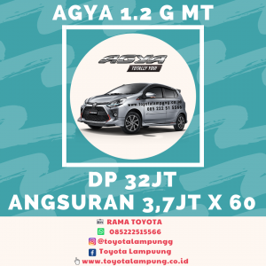 Promo Brosur Harga Kredit Toyota Agya di Provinsi Lampung Bulan September 2020