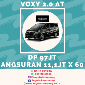 Promo Brosur Harga Kredit Toyota New Voxy di Provinsi Lampung Bulan September 2020