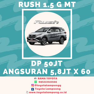 Promo Brosur Harga Kredit Toyota Rush di Provinsi Lampung Bulan September 2020